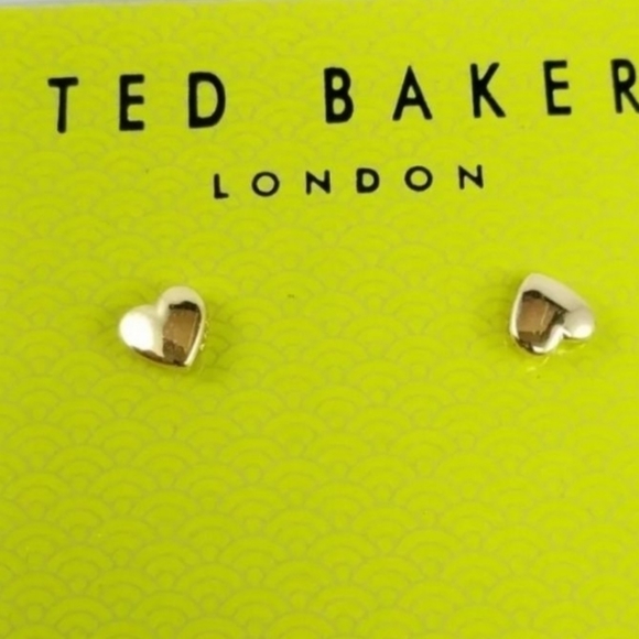 NWT 3PC Ted baker london SET Chunky heart necklace & Earrings. - Picture 14 of 14